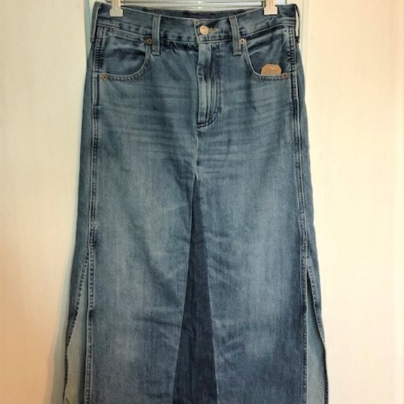 Lucky Brand 100% Cotton Denim Skirt - Picture 3 of 5